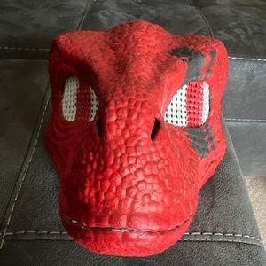 Custom Painted Dino Mask